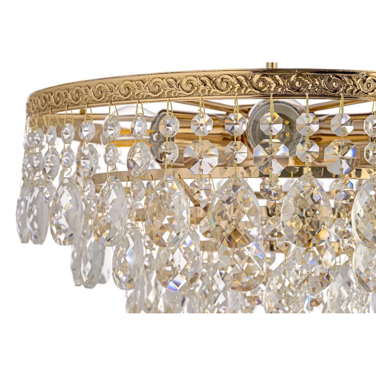 фото потолочная люстра arti lampadari castellana e 1.3.38.608 g | 220svet.ru