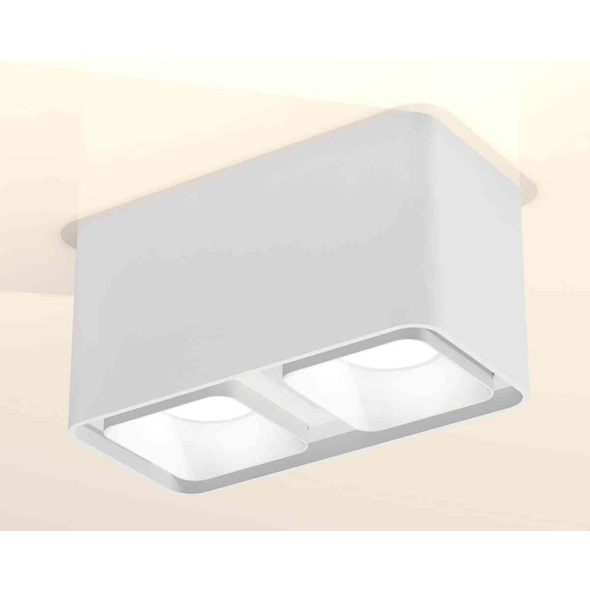 фото комплект накладного светильника ambrella light techno spot xs7850001 swh белый песок (c7850, n7701) | 220svet.ru