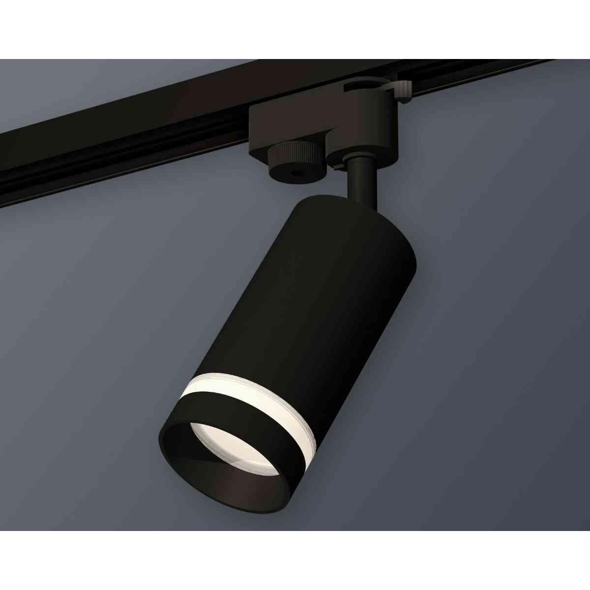 фото комплект трекового светильника ambrella light track system xt6323111 sbk/fr черный песок/белый матовый (a2521, c6323, n6229) | 220svet.ru