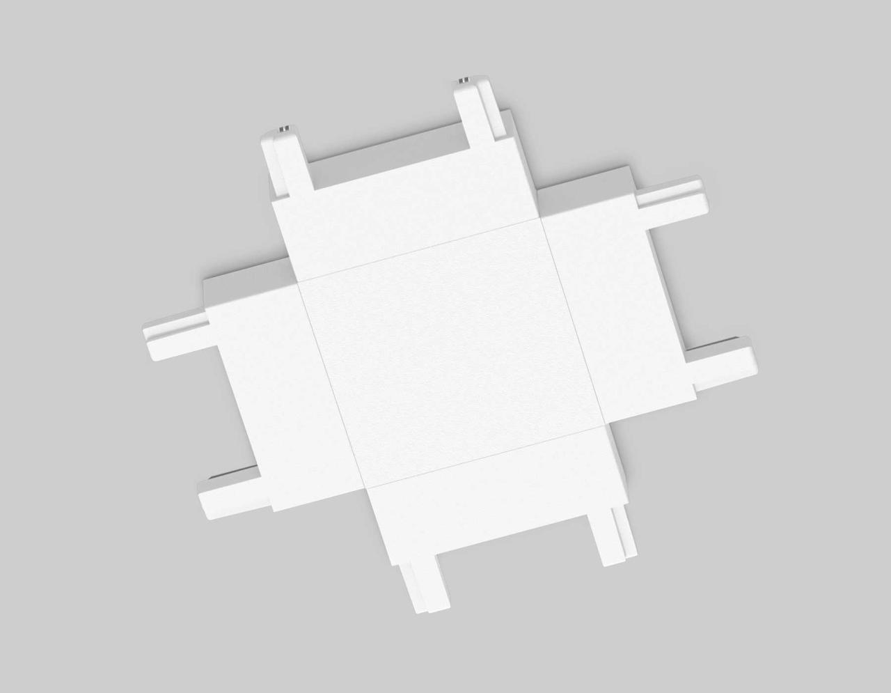 фото коннектор x-образный ambrella light track system magnetic ultra slim gv1124 | 220svet.ru