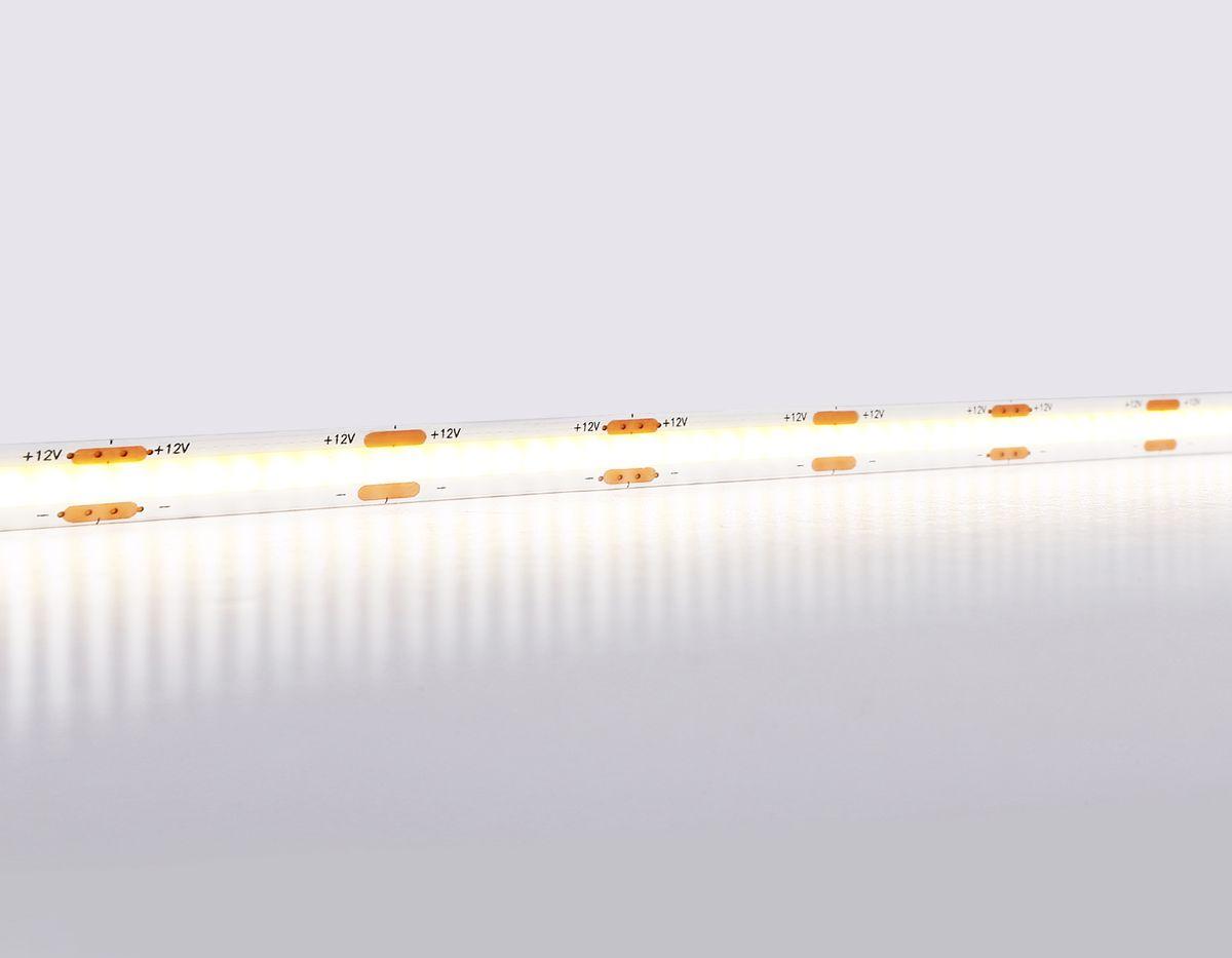 фото светодиодная лента дневной белый ambrella light 10w/m 320led/m cob 4500к 5m gs2602 | 220svet.ru