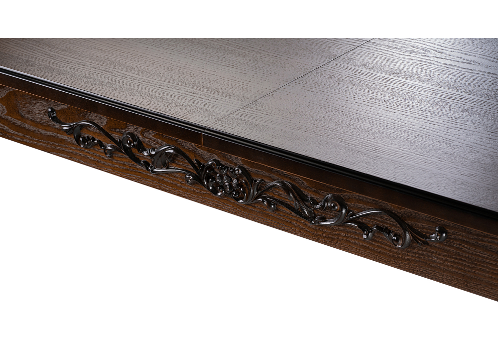 фото стол деревянный раскладной woodville бевье орех темный / орех 483899 | 220svet.ru