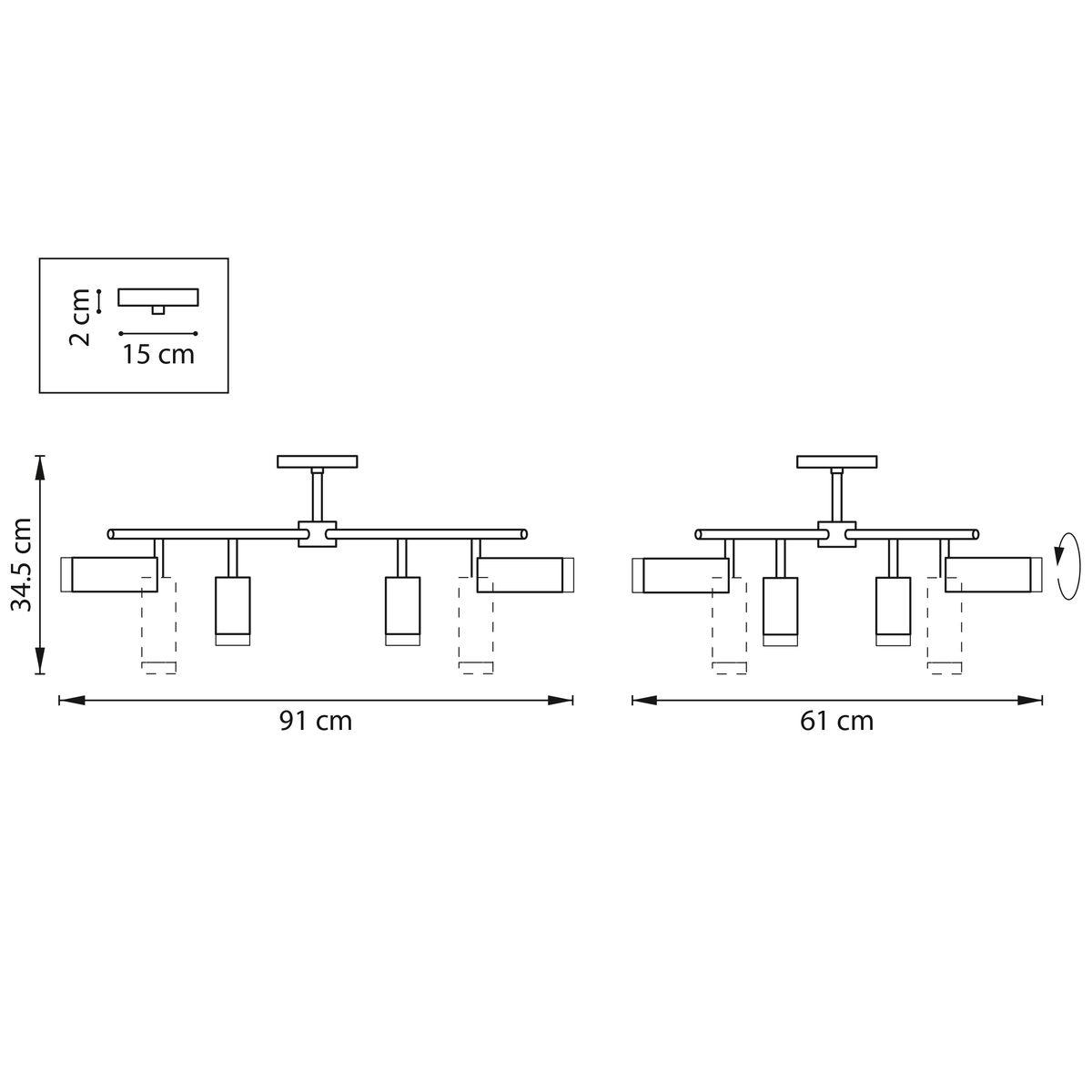 фото потолочная люстра lightstar rullo (571728+214436-4+214487-4+202430-8) lr7283648740 | 220svet.ru