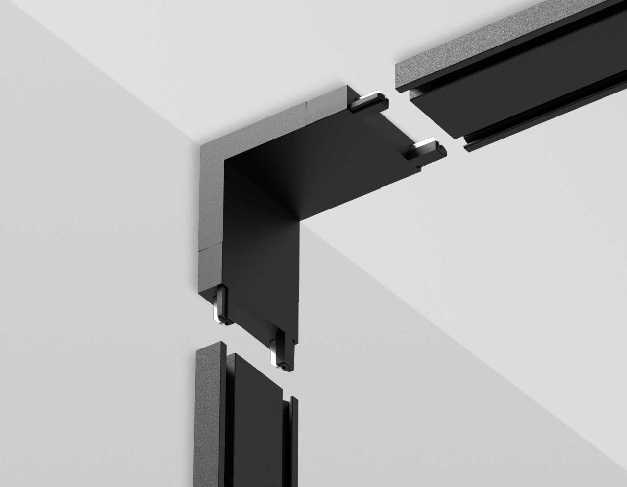 фото коннектор l-образный внутренний ambrella light track system magnetic ultra slim gv1104 | 220svet.ru