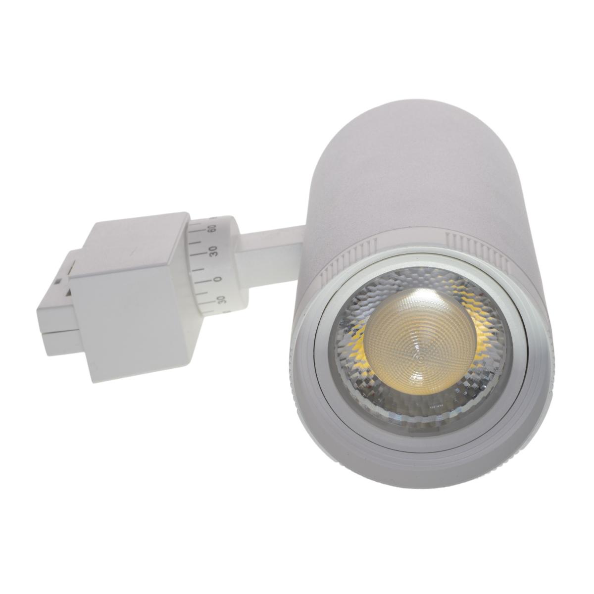 фото трековый светодиодный светильник volpe ulb-q261 20w/4000k/ac white ul-00009628 | 220svet.ru