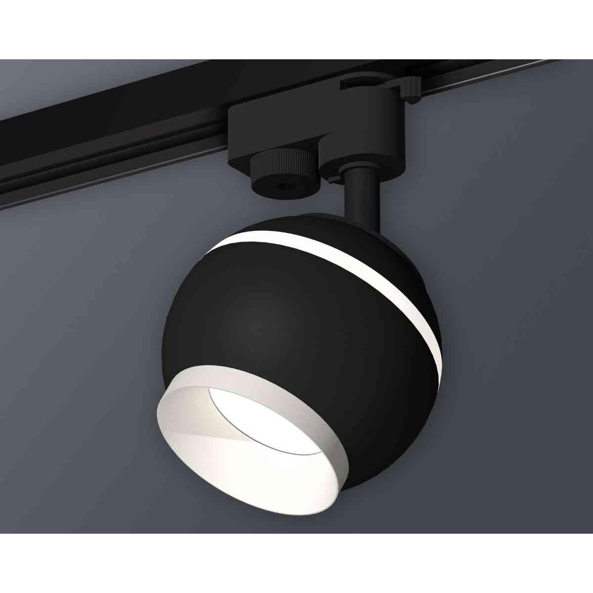 фото комплект трекового светильника ambrella light track system xt1102001 sbk/swh черный песок/белый песок (a2521, c1102, n7030) | 220svet.ru