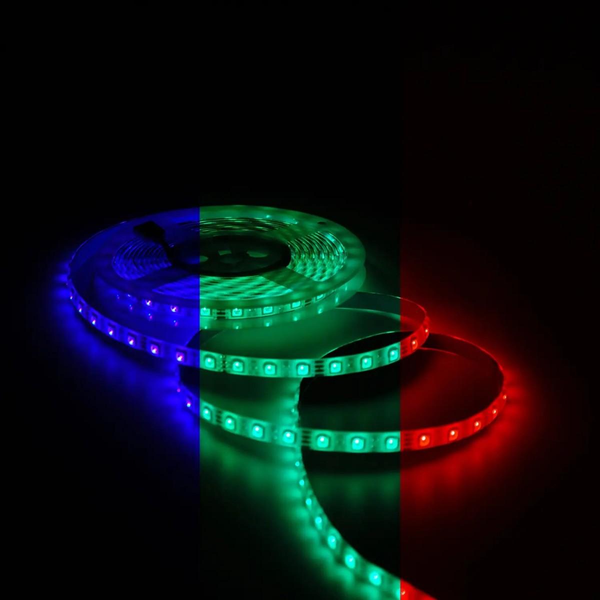 фото лента gauss 12w/m 60led/m 5050smd разноцветный 5m bt072 | 220svet.ru