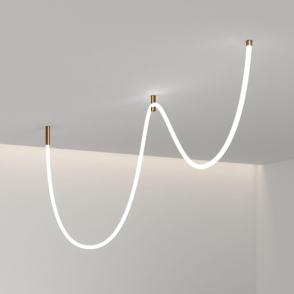 фото крепления подвесные для гибкого неона elektrostandard fl 2880 латунь a063430 | 220svet.ru