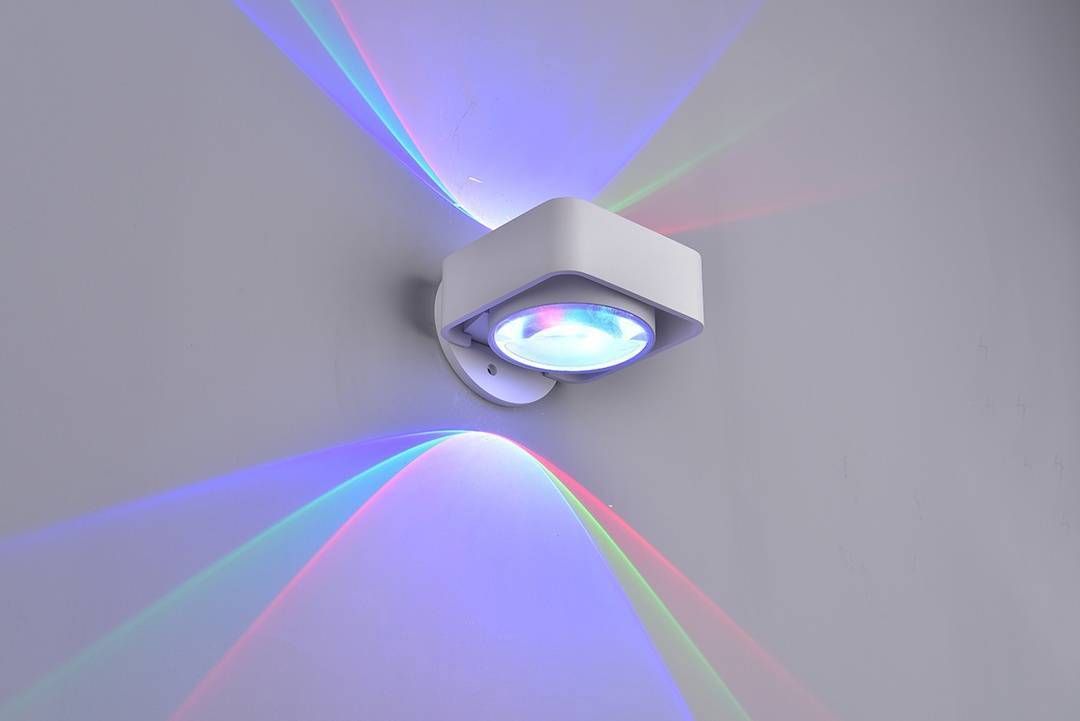 фото настенный светодиодный светильник designled gw linse gw-1025-6-wh-rgb 003213 | 220svet.ru