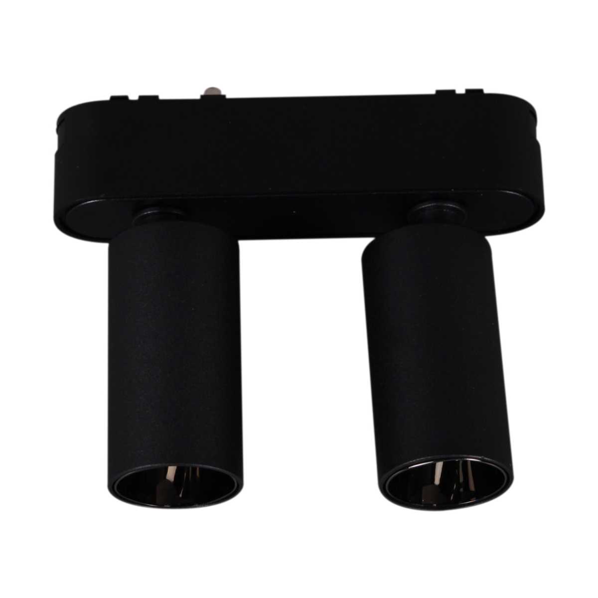 фото магнитная трековая система reluce 13005-9.3-002ur magnetic led2x5w bk | 220svet.ru