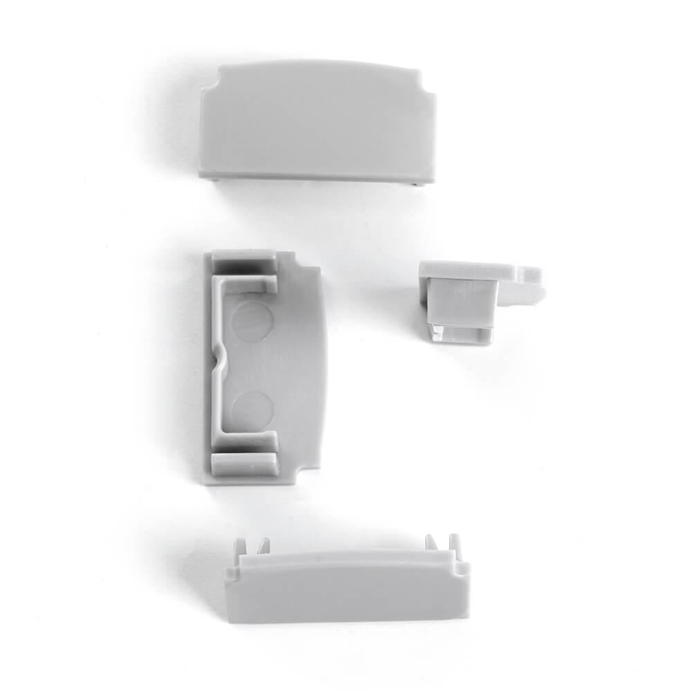 фото заглушка без отверстия feron для профиля cab254 ld358 4 шт. 48233 | 220svet.ru