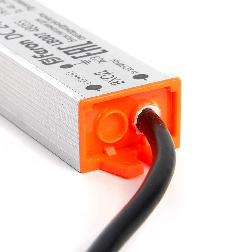 фото блок питания для светодиодной ленты feron lb007 12v 40w ip67 1,6a 48055 | 220svet.ru