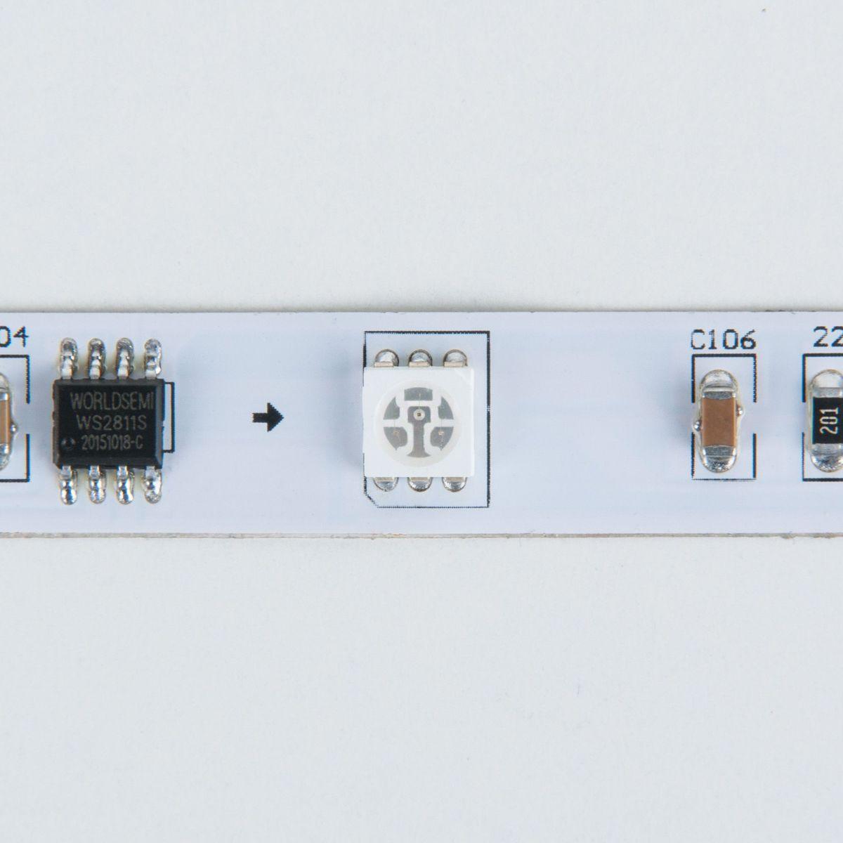 фото светодиодная лента elektrostandard 7,2w/m 30led/m 5050smd rgb 5m a027833 | 220svet.ru