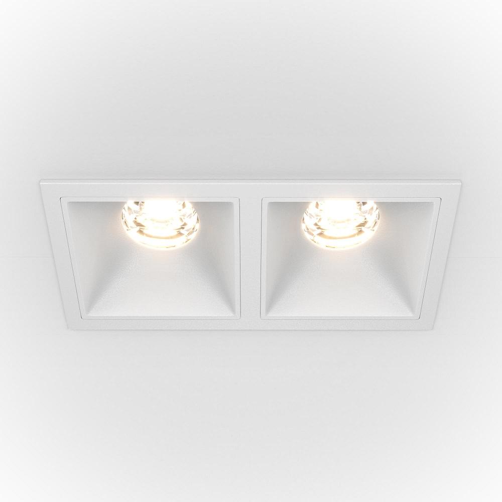 фото встраиваемый светильник maytoni alfa led dl043-02-10w3k-d-sq-w | 220svet.ru