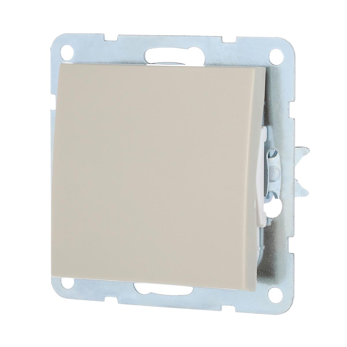 фото переключатель lk studio 1-кл., перекрестный (схема 7) 16 a, 250 b (бежевый) lk60 860601-1 | 220svet.ru