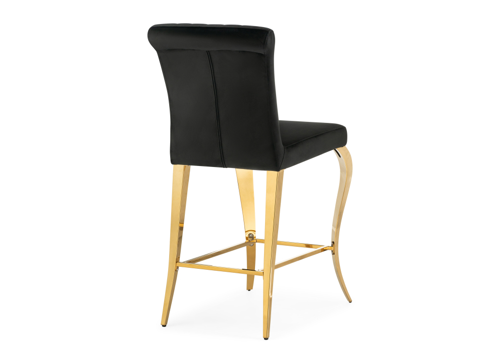 фото барный стул woodville joan black / gold 15388 | 220svet.ru