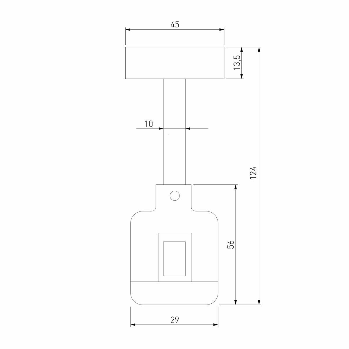 фото декоративная стойка с коннектором elektrostandard 85145/00 a065437 | 220svet.ru