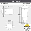 Миниатюра фото грунтовый светильник светильник fumagalli aldo 1l 1l1.000.000.lxz1l | 220svet.ru
