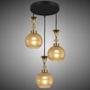 Миниатюра фото подвесная люстра reluce 02001-0.9-03 amber | 220svet.ru