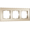 Миниатюра фото рамка из стекла на 3 поста werkel senso soft-touch w0033111 | 220svet.ru