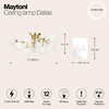Миниатюра фото потолочная люстра maytoni dallas mod545cl-12bs | 220svet.ru