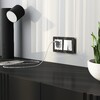 Миниатюра фото выключатель двухклавишный проходной белый акрил werkel w1122041 | 220svet.ru