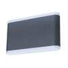 Миниатюра фото уличный настенный светильник arte lamp lingotto a8156al-2gy | 220svet.ru