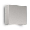 Миниатюра фото уличный настенный светильник ideal lux tetris-1 ap1 grigio | 220svet.ru