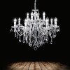 Миниатюра фото подвесная люстра ideal lux florian sp12 cromo | 220svet.ru