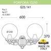 Миниатюра фото светильник уличный настенный fumagalli porpora/g250 g25.141.000.bxf1r | 220svet.ru