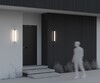 Миниатюра фото уличный настенный светодиодный светильник maytoni rounge o482wl-l16b3k | 220svet.ru