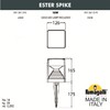 Миниатюра фото ландшафтный светильник fumagalli ester spike ds1.561.000.wxd1l | 220svet.ru