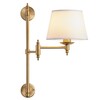 Миниатюра фото бра crystal lux poesia ap1 brass | 220svet.ru