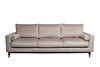 Миниатюра фото диван madrid memory трехместный шенилл бежевый с кантом garda decor madrid-memory-colt021+colt030 | 220svet.ru