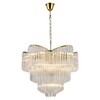 Миниатюра фото подвесная люстра newport amanda 8918/c gold м0069928 | 220svet.ru