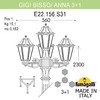 Миниатюра фото садово-парковый фонарь fumagalli gigi bisso/anna 3+1 e22.156.s31.axf1r | 220svet.ru
