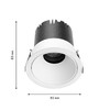 Миниатюра фото встраиваемый светодиодный светильник favourite headset 4784-1c | 220svet.ru