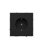 Миниатюра фото розетка встраиваемая с заземлением 16а voltum s70 vls040107 (графит) | 220svet.ru