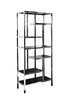 Миниатюра фото стеллаж серебристый garda decor 46as-sh1076-silver | 220svet.ru