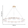 Миниатюра фото подвесная светодиодная люстра favourite ori 4248-15p | 220svet.ru