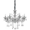 Миниатюра фото подвесная люстра ideal lux colossal sp8 trasparente | 220svet.ru