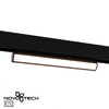 Миниатюра фото трековый светодиодный светильник с переключателем цветовой темперетуры novotech vector 359950 черный | 220svet.ru