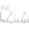 Миниатюра фото подвесная люстра lightstar bari 815267 | 220svet.ru