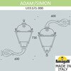 Миниатюра фото светильник уличный настенный fumagalli adam/simon u33.171.000.ayh27 | 220svet.ru