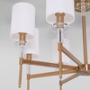 Миниатюра фото потолочная люстра eurosvet brielle 60132/8 латунь | 220svet.ru