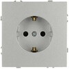 Миниатюра фото розетка эра galaxy 15-2102-03 c заземлением 2p+e schuko со шторками 16а-250в ip20 алюминий б0070643 | 220svet.ru