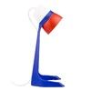 Миниатюра фото настольная лампа uniel ulo-k22 d/e14/a white/blue/red ul-00010040 | 220svet.ru