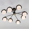 Миниатюра фото потолочная люстра eurosvet 70106/8 черный | 220svet.ru