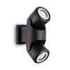 Миниатюра фото уличный настенный светильник ideal lux xeno ap2 nero | 220svet.ru