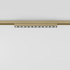 Миниатюра фото трековый магнитный светильник 10w 4000k elektrostandard line magnetic 85528/01 латунь | 220svet.ru